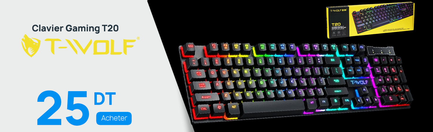 CLAVIER T-WOLF T20